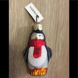 Varsovia Penguin Glass Ornament